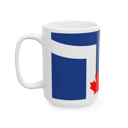 Flag of Toronto Canada - White Coffee Mug-Go Mug Yourself