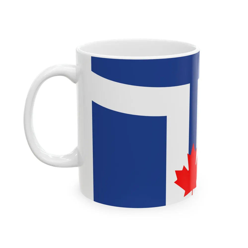 Flag of Toronto Canada - White Coffee Mug-Go Mug Yourself