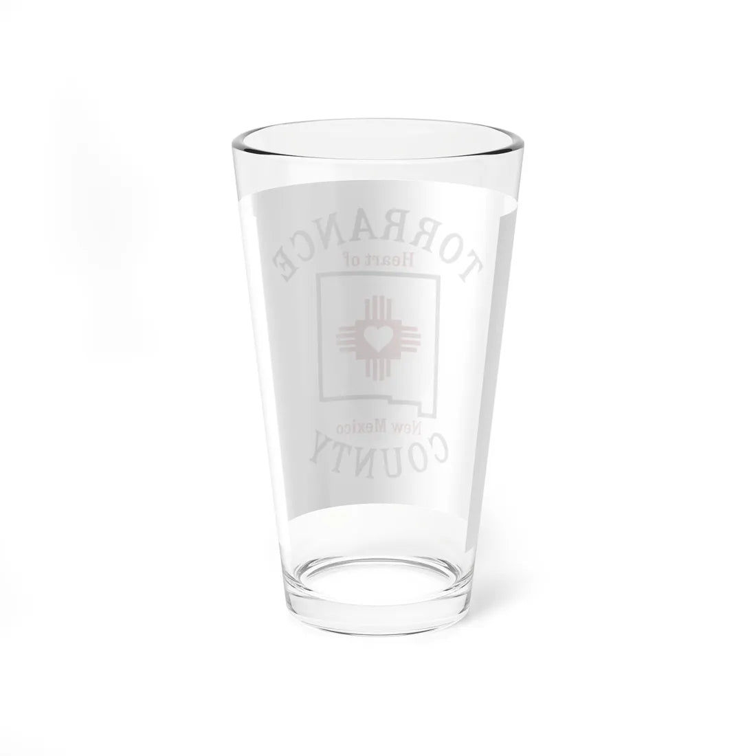 Flag of Torrance County New Mexico (Mexico) Pint Glass 16oz - Go Mug Yourself