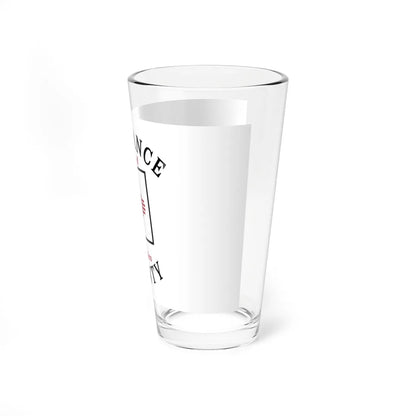 Flag of Torrance County New Mexico (Mexico) Pint Glass 16oz - Go Mug Yourself