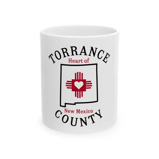 Flag of Torrance County New Mexico (Mexico) White Coffee Mug 11oz - Go Mug Yourself