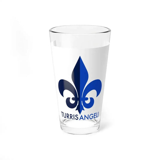 Flag of Torre Angela (Italy) Pint Glass 16oz 16oz - Go Mug Yourself