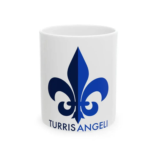 Flag of Torre Angela (Italy) White Coffee Mug 11oz - Go Mug Yourself