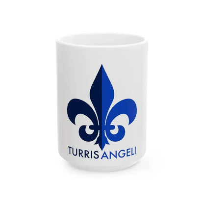 Flag of Torre Angela (Italy) White Coffee Mug 15oz - Go Mug Yourself