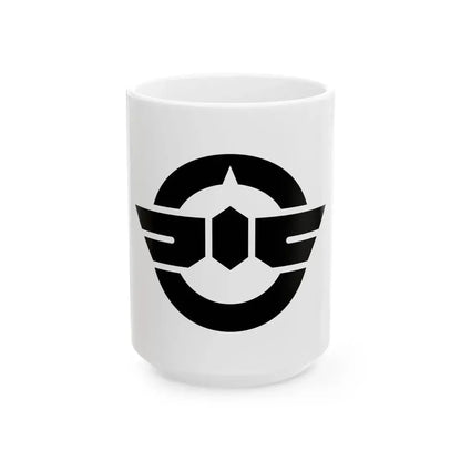 Flag of Tosashimizu Kochi (Japan) White Coffee Mug 15oz - Go Mug Yourself