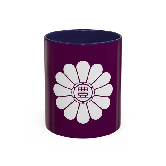 Flag of Toshima Tokyo Japan - Accent Coffee Mug 11oz Navy - Go Mug Yourself