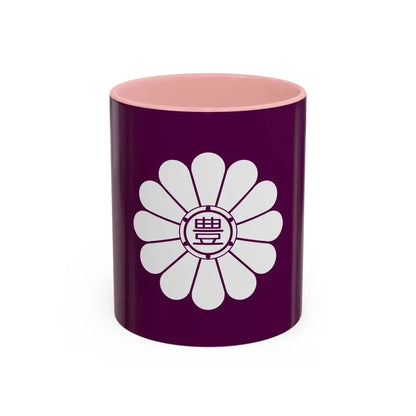 Flag of Toshima Tokyo Japan - Accent Coffee Mug 11oz Pink - Go Mug Yourself