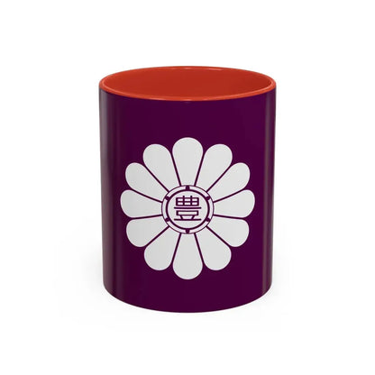 Flag of Toshima Tokyo Japan - Accent Coffee Mug 11oz Red - Go Mug Yourself