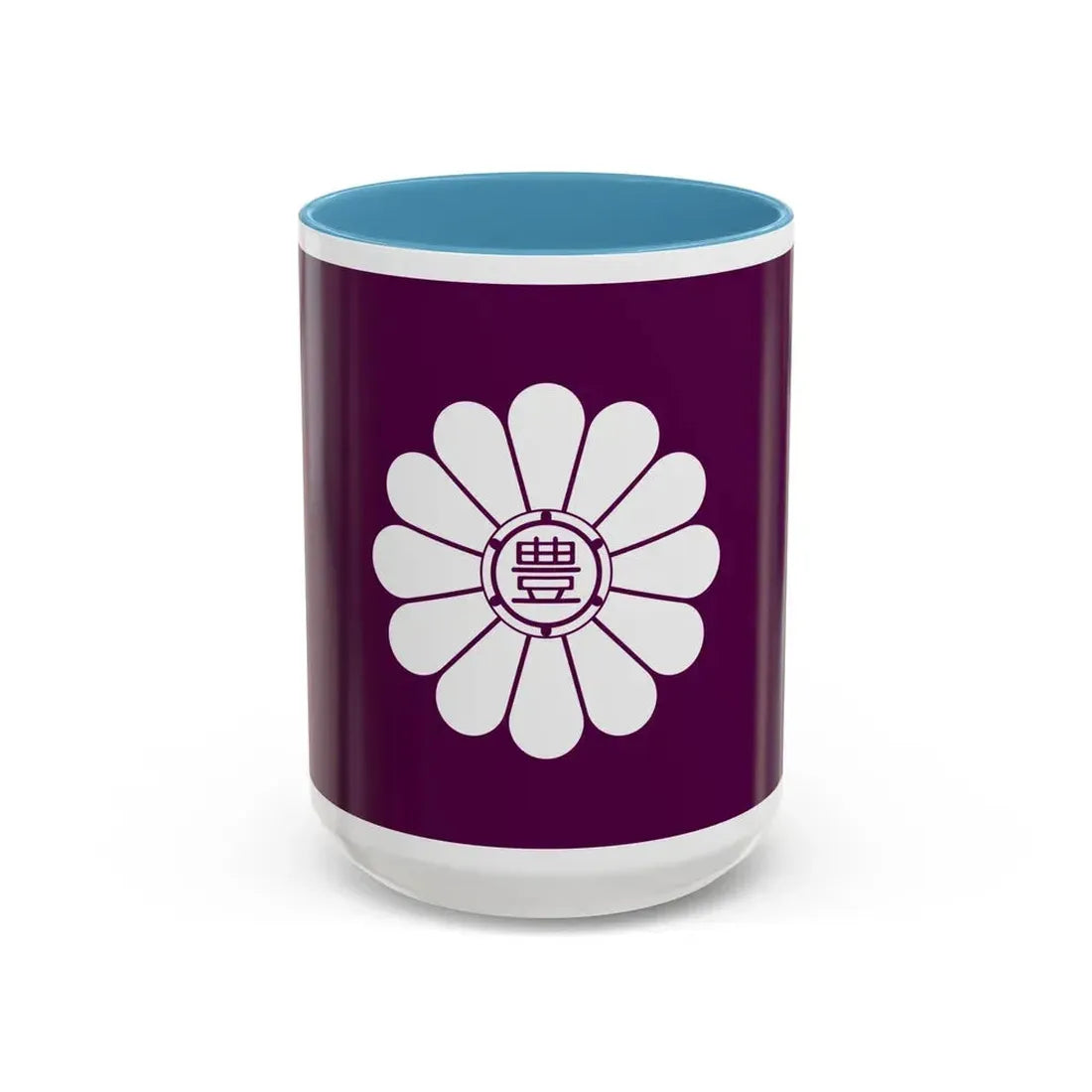 Flag of Toshima Tokyo Japan - Accent Coffee Mug 15oz Light Blue - Go Mug Yourself