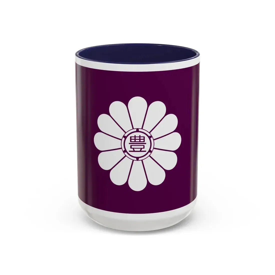 Flag of Toshima Tokyo Japan - Accent Coffee Mug 15oz Navy - Go Mug Yourself