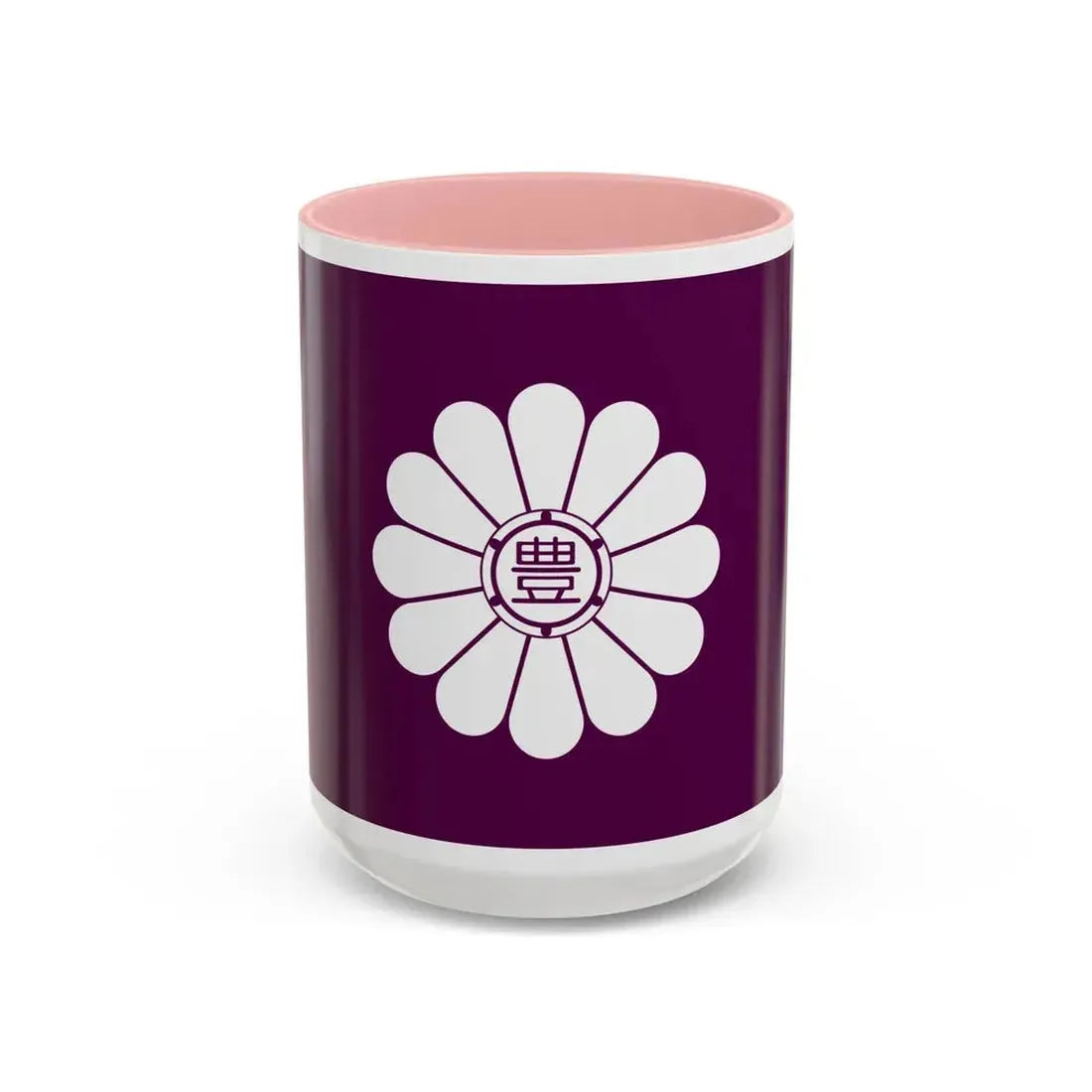 Flag of Toshima Tokyo Japan - Accent Coffee Mug 15oz Pink - Go Mug Yourself