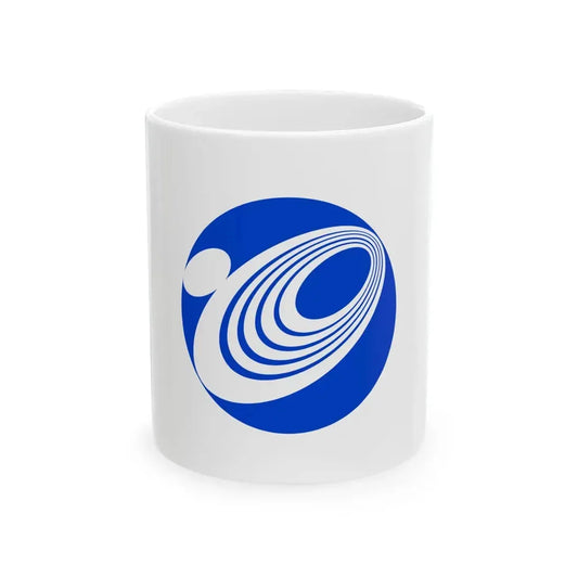 Flag of Toshima Village Tokyo (Japan) White Coffee Mug 11oz - Go Mug Yourself