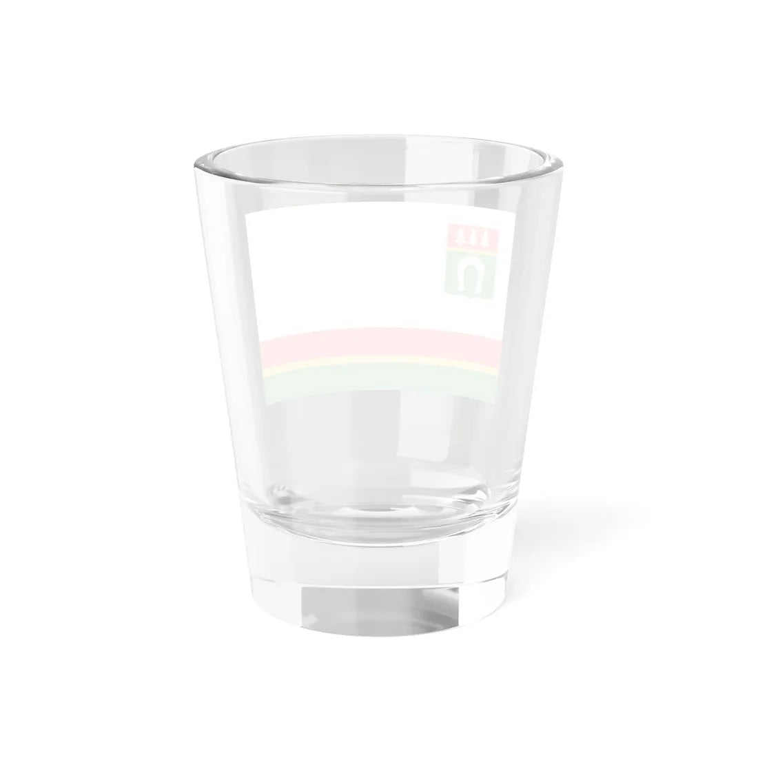 Flag of Tosnensky rayon Leningrad oblast (Russia) Shot Glass 1.5oz - Go Mug Yourself