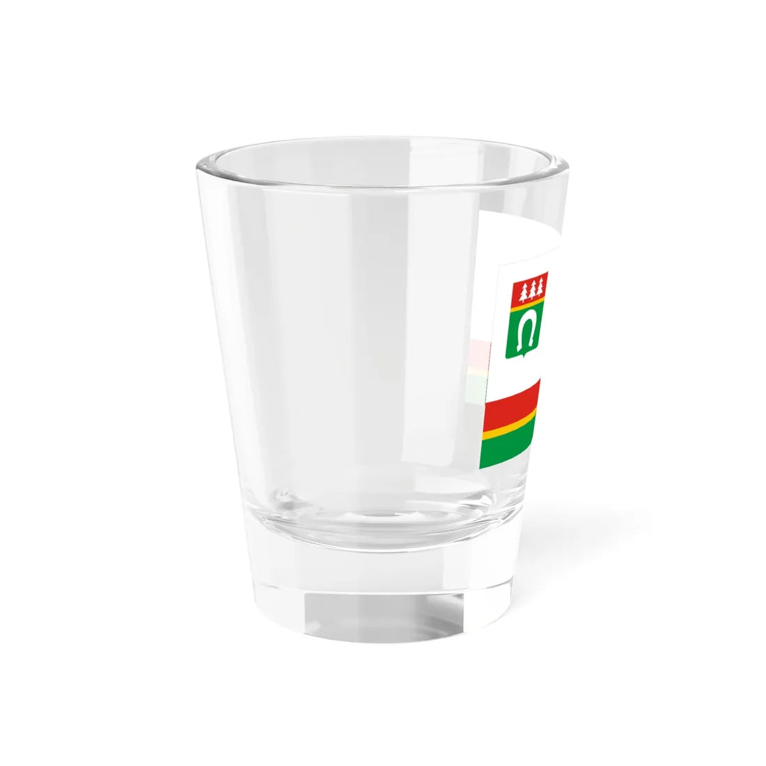 Flag of Tosnensky rayon Leningrad oblast (Russia) Shot Glass 1.5oz - Go Mug Yourself