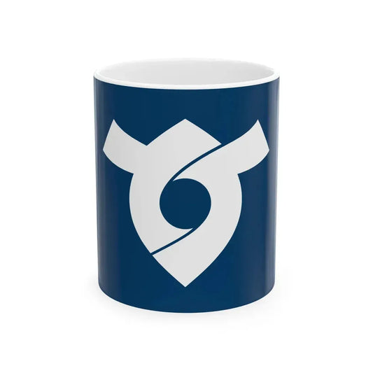 Flag of Tosu Saga (Japan) White Coffee Mug 11oz - Go Mug Yourself