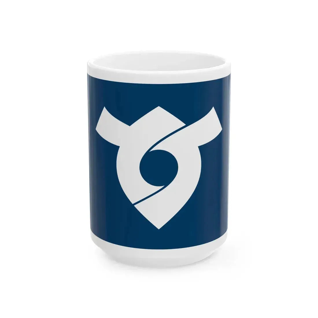 Flag of Tosu Saga (Japan) White Coffee Mug 15oz - Go Mug Yourself