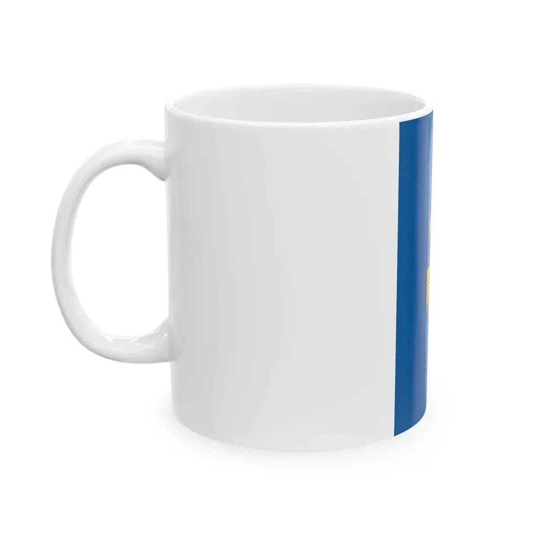 Flag of Totkomlos vertical (Hungary) White Coffee Mug - Go Mug Yourself