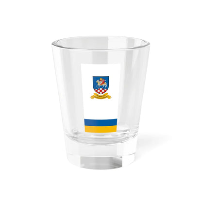 Flag of Totszentmarton (Hungary) Shot Glass 1.5oz 1.5oz - Go Mug Yourself