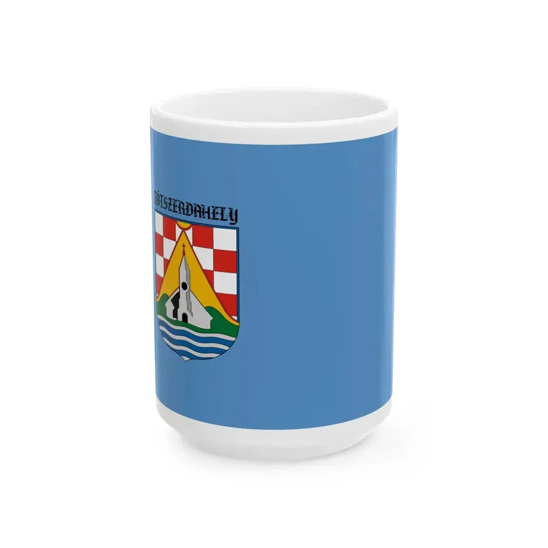Flag of Totszerdahely (Hungary) White Coffee Mug 15oz - Go Mug Yourself