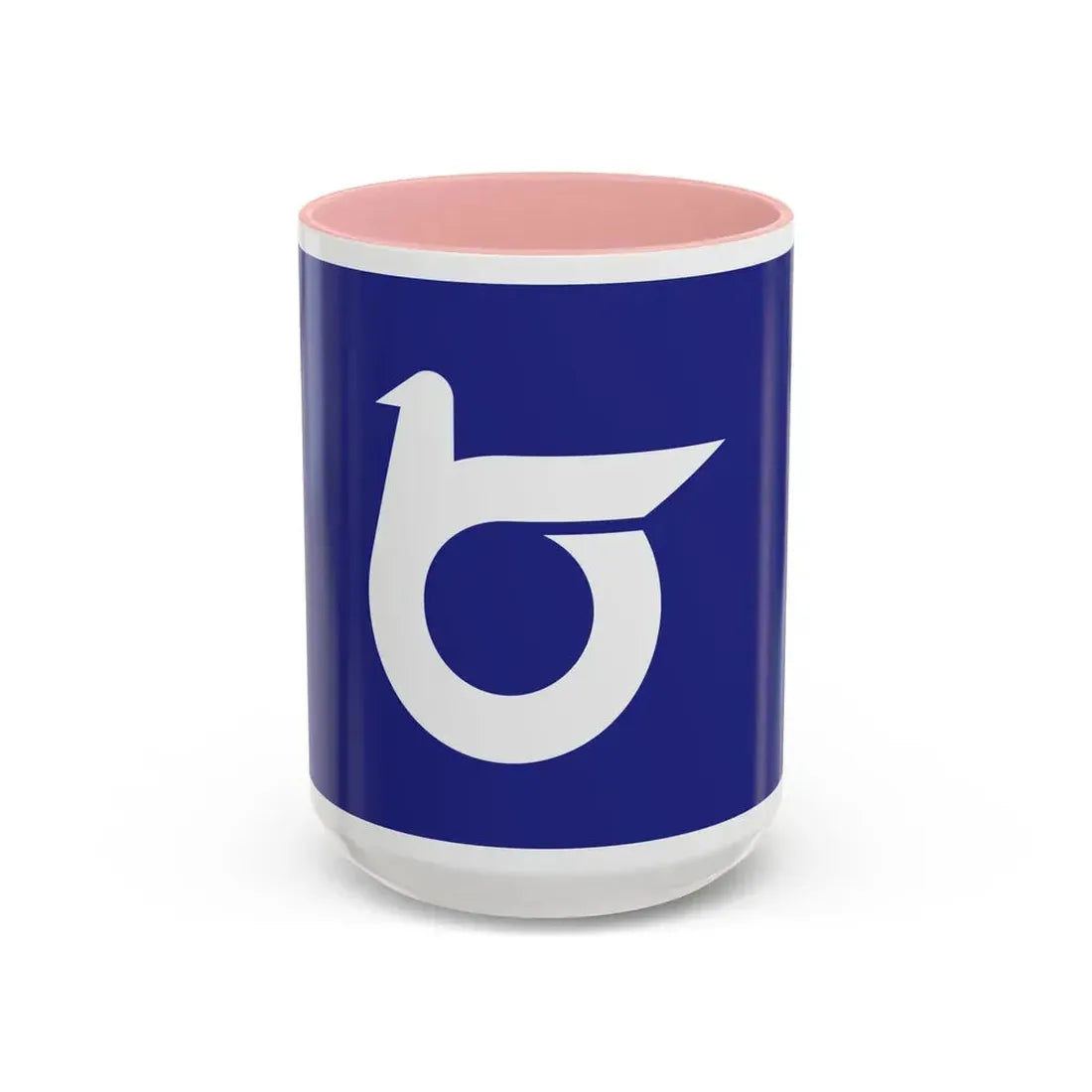 Flag of Tottori Prefecture Japan - Accent Coffee Mug 15oz Pink - Go Mug Yourself