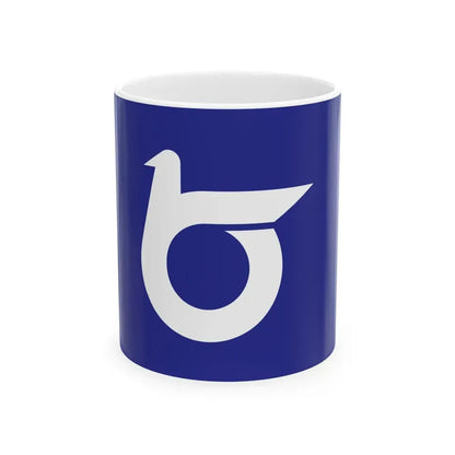 Flag of Tottori Prefecture Japan - White Coffee Mug 11oz - Go Mug Yourself