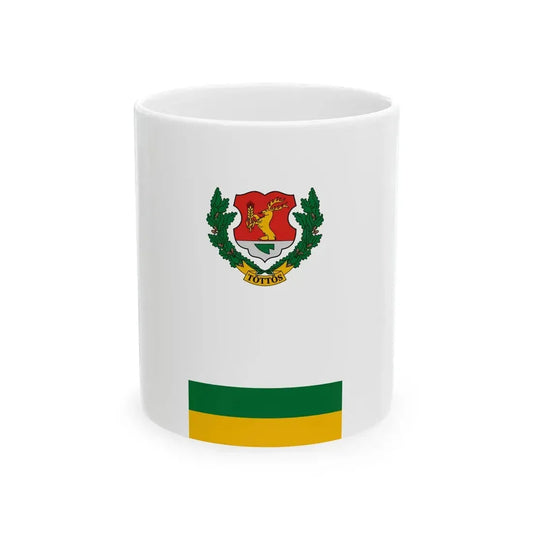 Flag of Tottos (Hungary) White Coffee Mug 11oz - Go Mug Yourself
