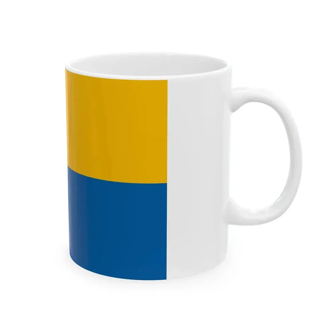 Flag of Totvazsony (Hungary) White Coffee Mug - Go Mug Yourself