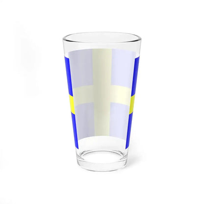 Flag of Toulon (France) Pint Glass 16oz - Go Mug Yourself