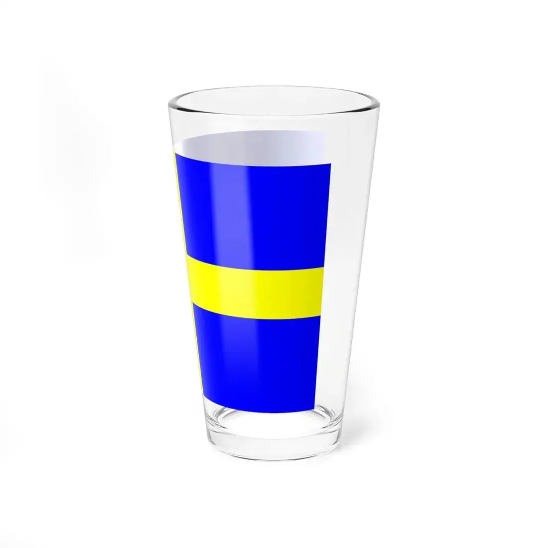 Flag of Toulon (France) Pint Glass 16oz - Go Mug Yourself
