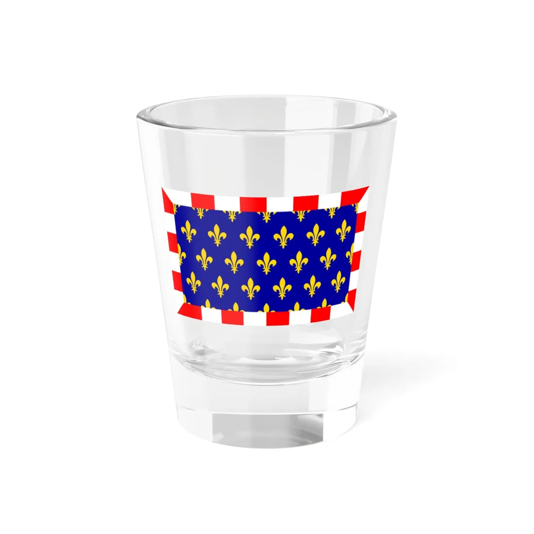 Flag of Touraine (Belgium) Shot Glass 1.5oz 1.5oz - Go Mug Yourself