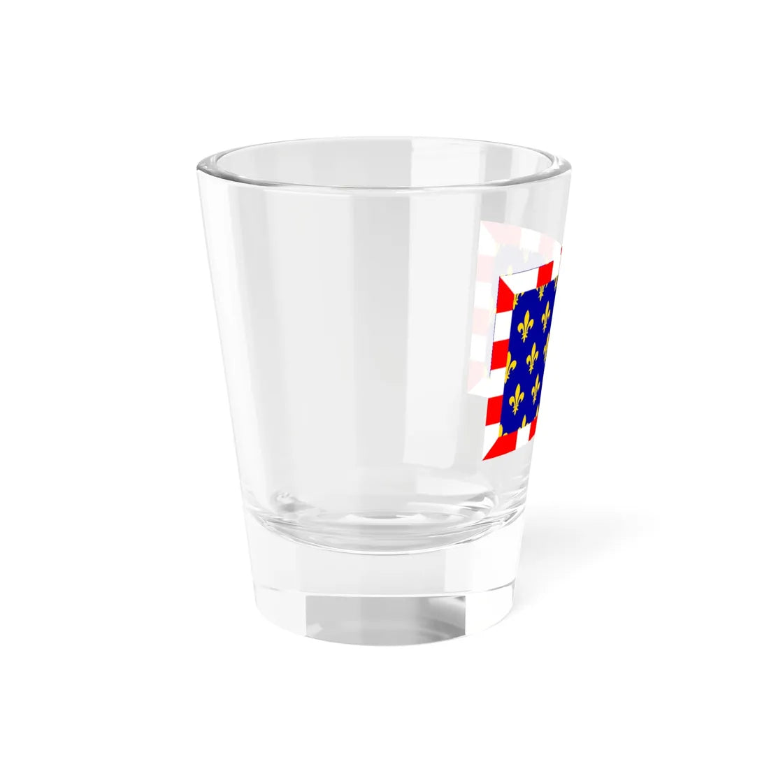 Flag of Touraine (Belgium) Shot Glass 1.5oz - Go Mug Yourself