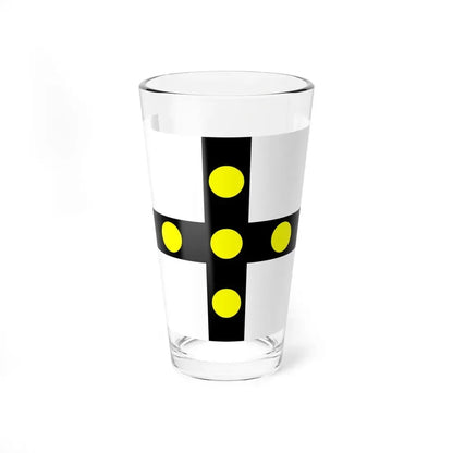 Flag of Tourcoing (France) Pint Glass 16oz 16oz - Go Mug Yourself