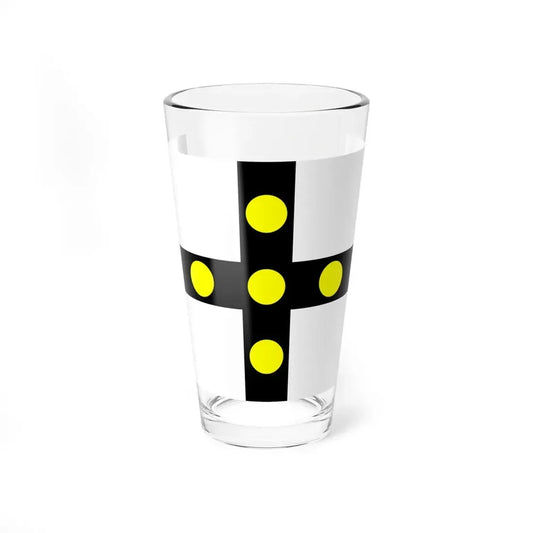 Flag of Tourcoing (France) Pint Glass 16oz 16oz - Go Mug Yourself