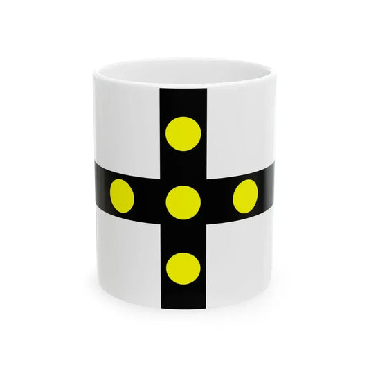 Flag of Tourcoing (France) White Coffee Mug 11oz - Go Mug Yourself