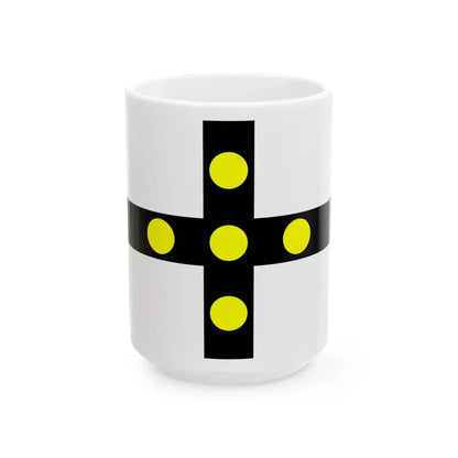 Flag of Tourcoing (France) White Coffee Mug 15oz - Go Mug Yourself
