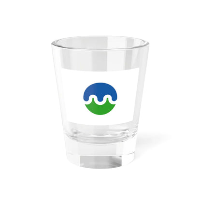 Flag of Towada Aomori (Japan) Shot Glass 1.5oz 1.5oz - Go Mug Yourself