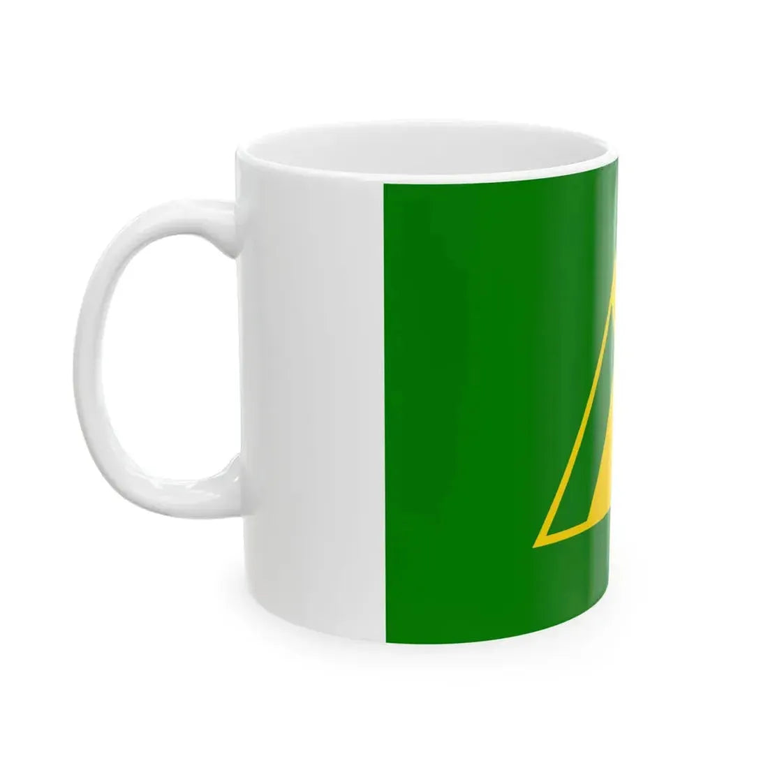Flag of Toyama Prefecture 1957-1988 (Japan) White Coffee Mug - Go Mug Yourself
