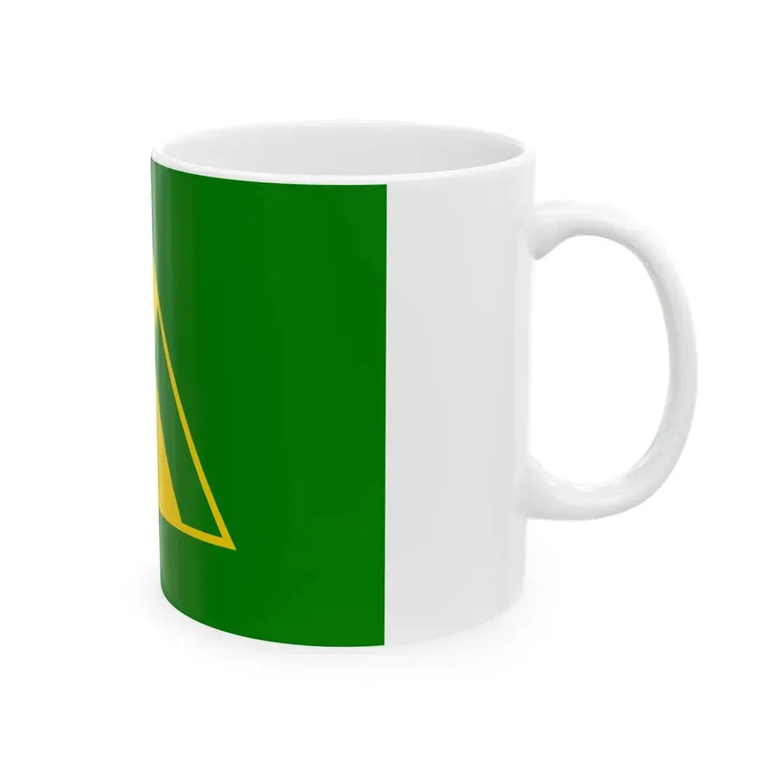 Flag of Toyama Prefecture 1957-1988 (Japan) White Coffee Mug - Go Mug Yourself