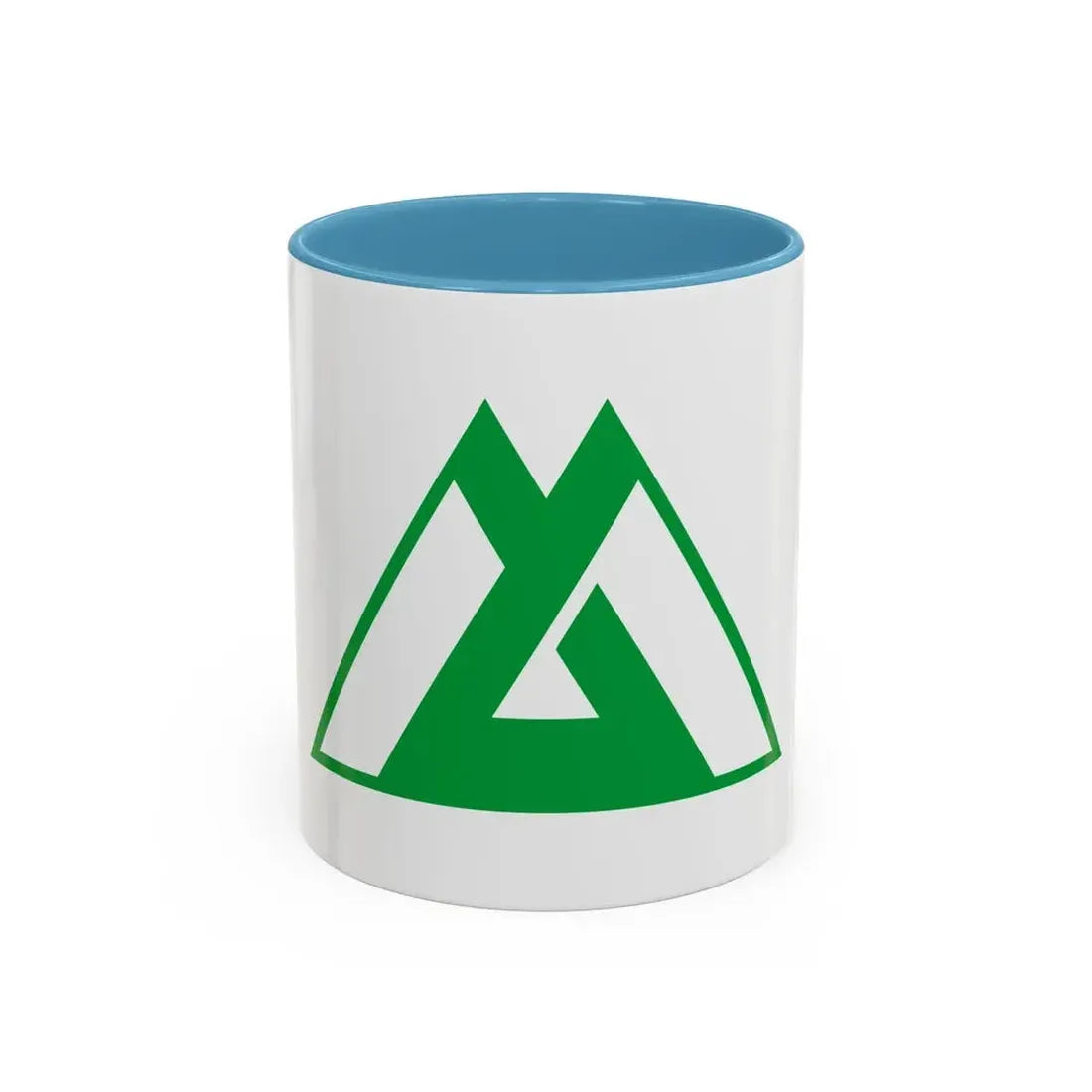 Flag of Toyama Prefecture Japan - Accent Coffee Mug 11oz Light Blue - Go Mug Yourself