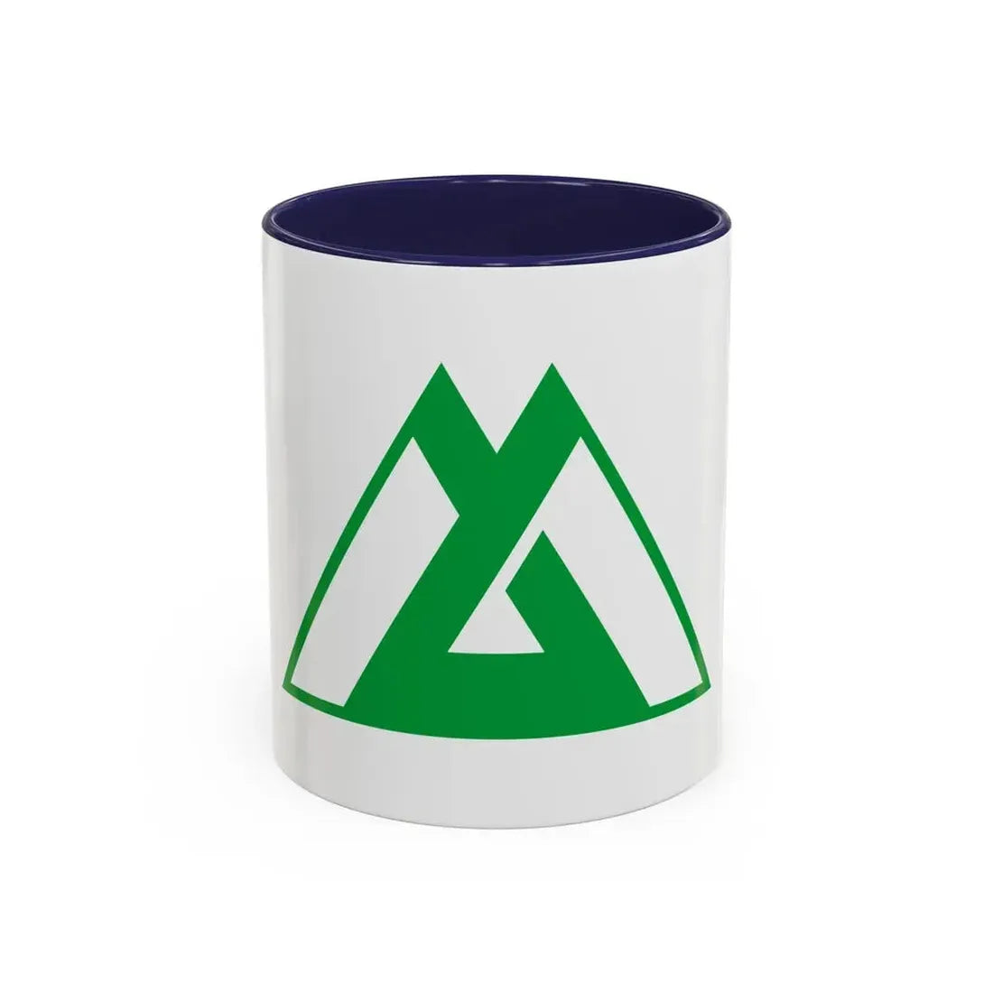 Flag of Toyama Prefecture Japan - Accent Coffee Mug 11oz Navy - Go Mug Yourself