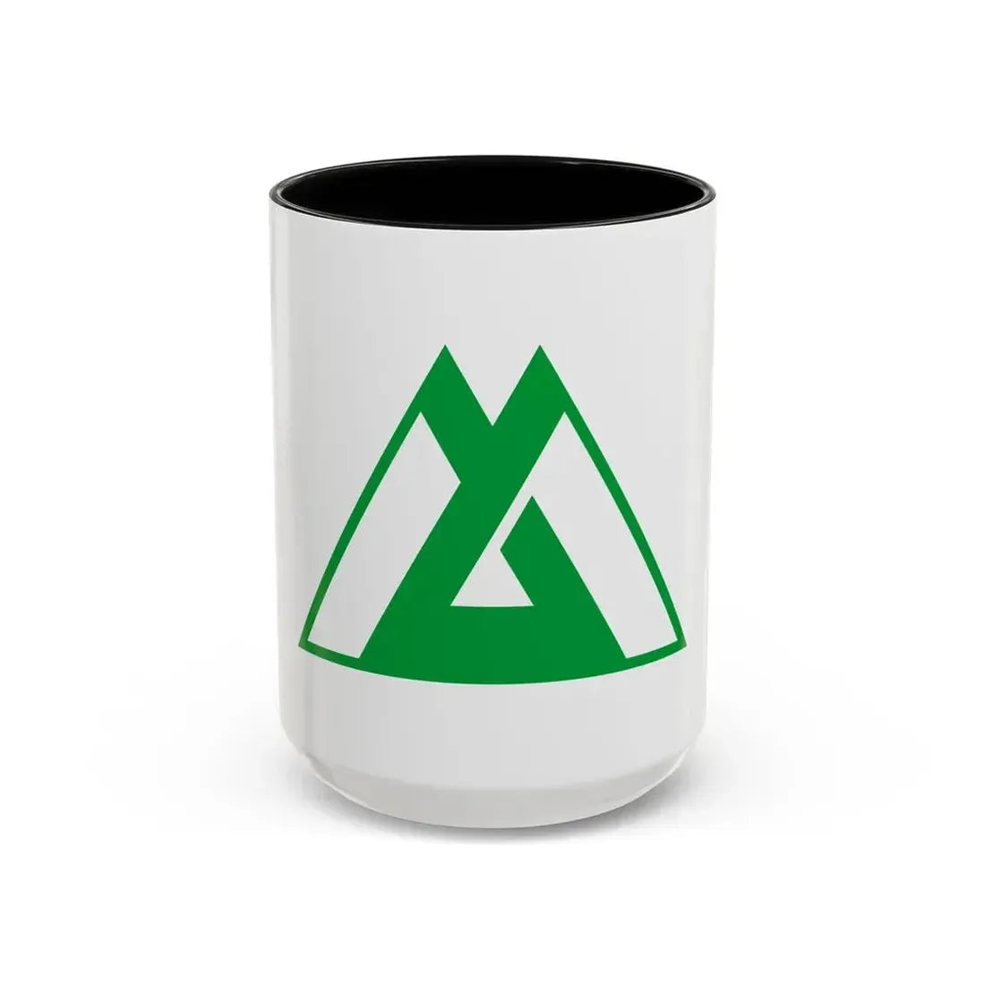 Flag of Toyama Prefecture Japan - Accent Coffee Mug 15oz Black - Go Mug Yourself