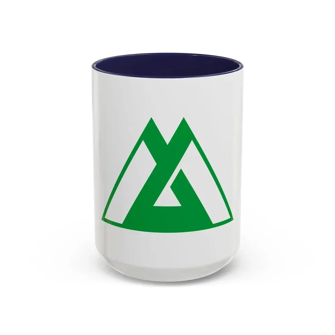 Flag of Toyama Prefecture Japan - Accent Coffee Mug 15oz Navy - Go Mug Yourself