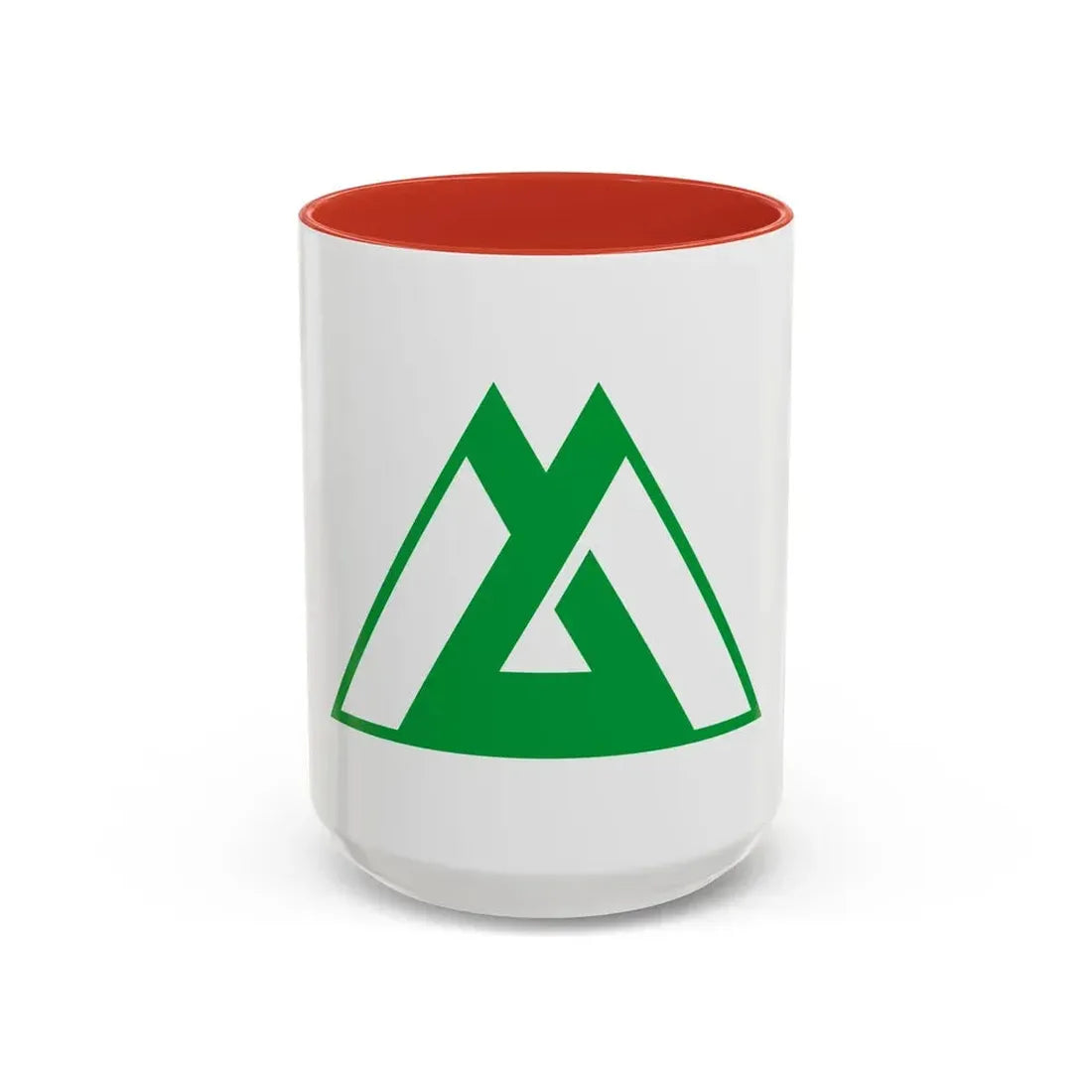 Flag of Toyama Prefecture Japan - Accent Coffee Mug 15oz Red - Go Mug Yourself