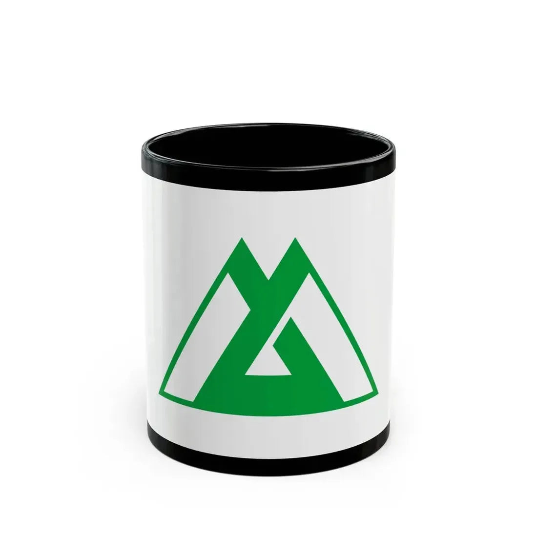 Flag of Toyama Prefecture Japan - Black Coffee Mug 11oz - Go Mug Yourself