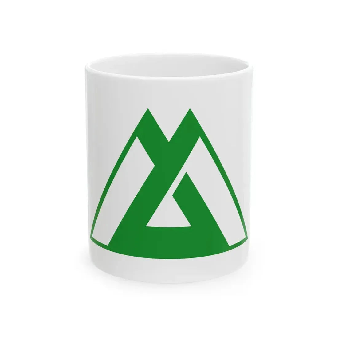 Flag of Toyama Prefecture (Japan) White Coffee Mug 11oz - Go Mug Yourself