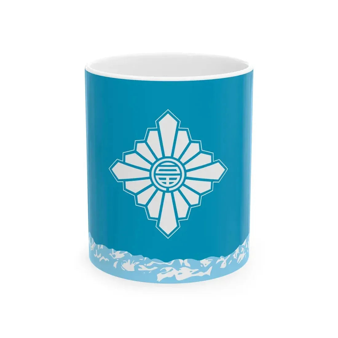 Flag of Toyama Toyama (Japan) White Coffee Mug 11oz - Go Mug Yourself
