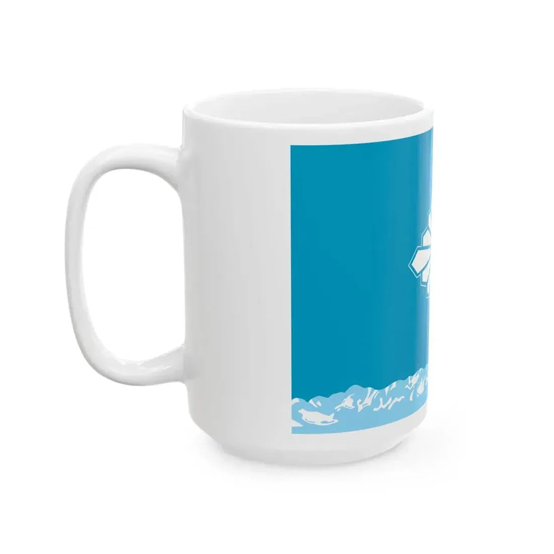 Flag of Toyama Toyama (Japan) White Coffee Mug - Go Mug Yourself