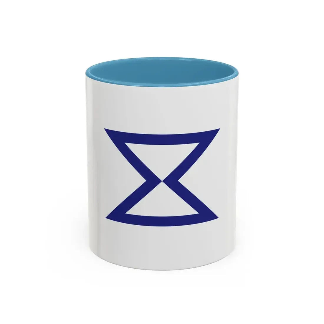 Flag of Toyohashi Aichi Japan - Accent Coffee Mug 11oz Light Blue - Go Mug Yourself