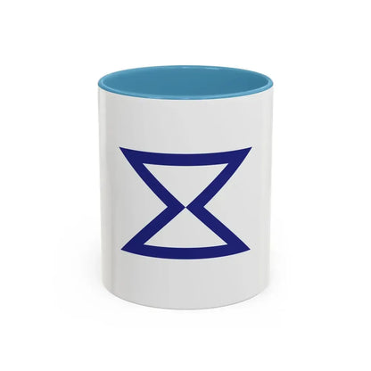 Flag of Toyohashi Aichi Japan - Accent Coffee Mug 11oz Light Blue - Go Mug Yourself