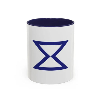 Flag of Toyohashi Aichi Japan - Accent Coffee Mug 11oz Navy - Go Mug Yourself